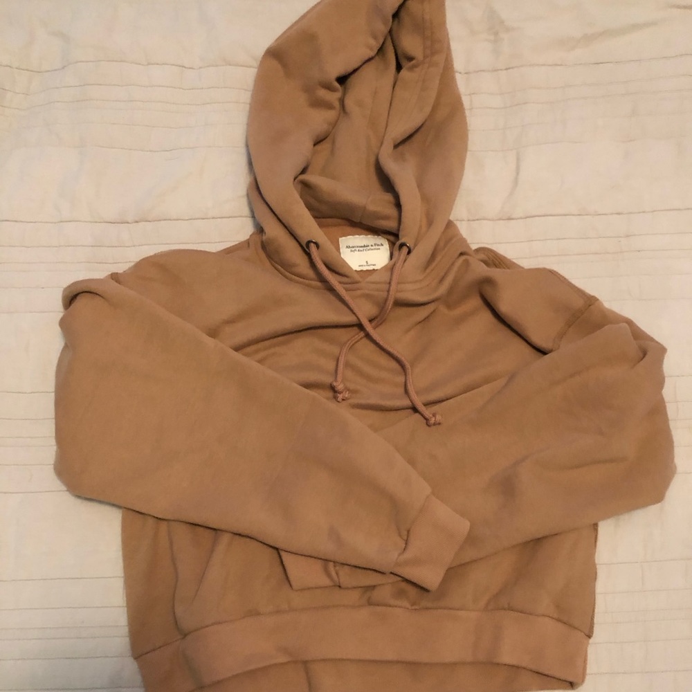 Abercrombie softAF cropped hoodie
